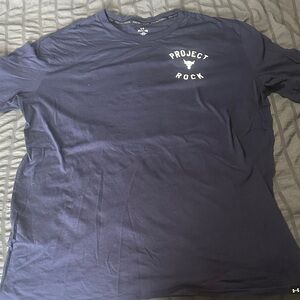 Under Armour Project Rock Navy T-Shirt